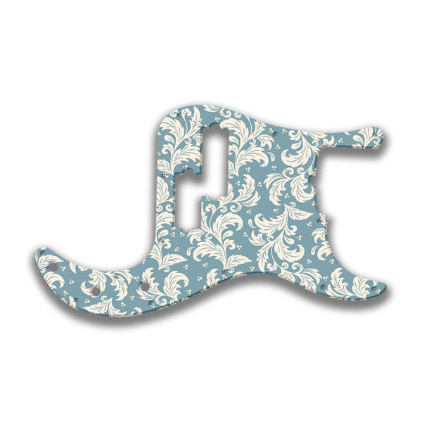 Fender Fender P Bass 5 String Standard Profile Custom Pickguard Scratchplate Floral Design