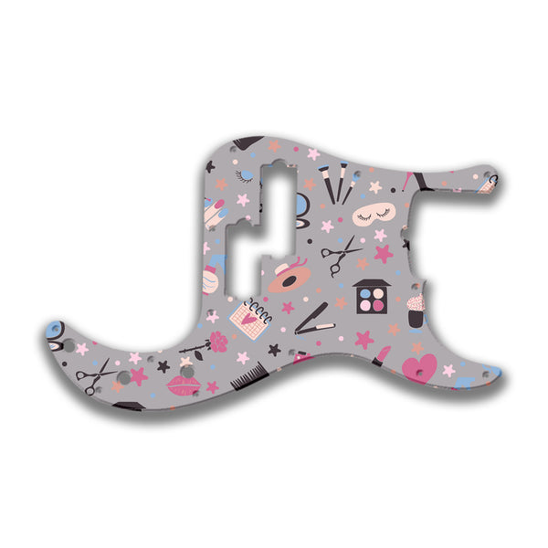 Fender Fender P Bass 5 String Standard Profile Custom Pickguard Scratchplate GIRLY Design