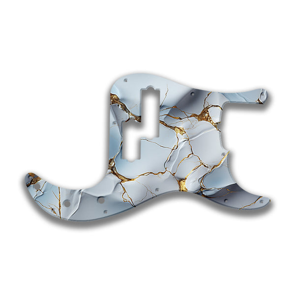 Fender Fender P Bass 5 String Standard Profile Custom Pickguard Scratchplate Marble Design