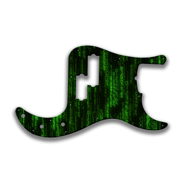 Fender Fender P Bass 5 String Standard Profile Custom Pickguard Scratchplate MATRIX Design