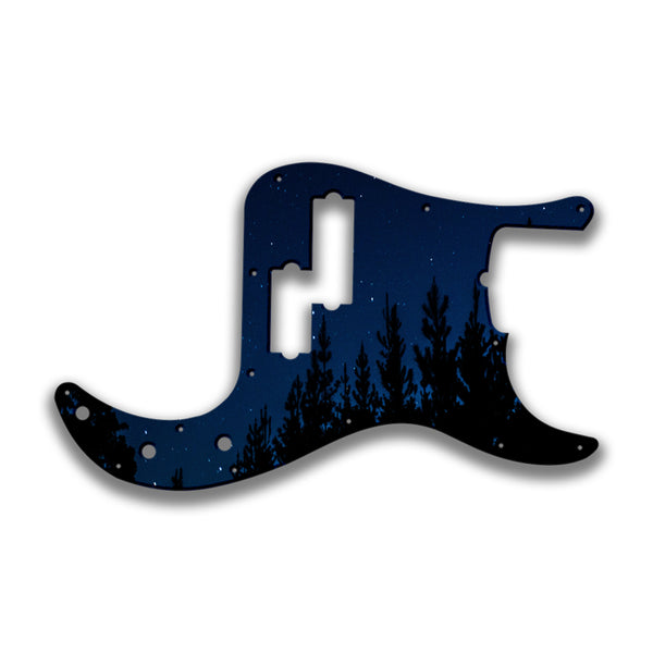 Fender Fender P Bass 5 String Standard Profile Custom Pickguard Scratchplate NIGHT Design