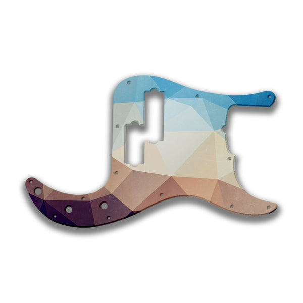 Fender Fender P Bass 5 String Standard Profile Custom Pickguard Scratchplate POLYGON Design