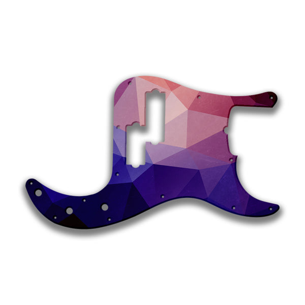 Fender Fender P Bass 5 String Standard Profile Custom Pickguard Scratchplate POLYGON Design