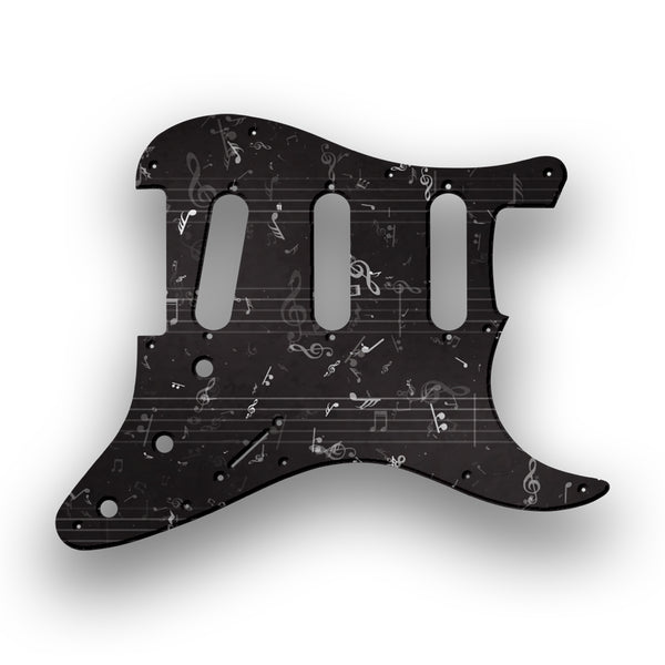 Fender Fender Stratocaster SSS 11 Hole '62(RI) Profile Custom Pickguard Scratchplate Music Design