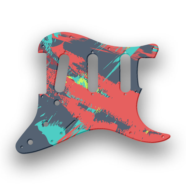 Fender Fender Stratocaster SSS 11 Hole '62(RI) Profile Custom Pickguard Scratchplate PAINT Design