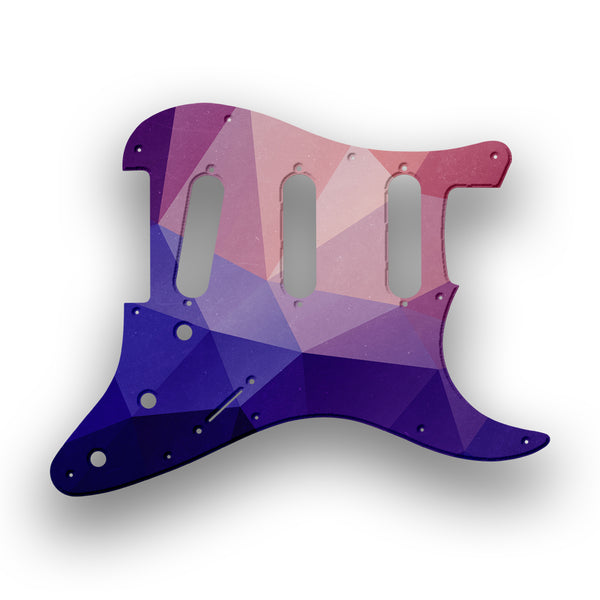 Fender Fender Stratocaster SSS 11 Hole '62(RI) Profile Custom Pickguard Scratchplate POLYGON Design