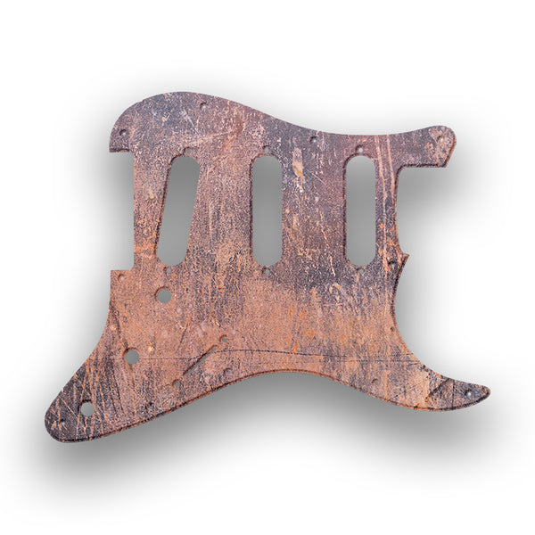 Fender Fender Stratocaster SSS 11 Hole '62(RI) Profile Custom Pickguard Scratchplate Rust Design