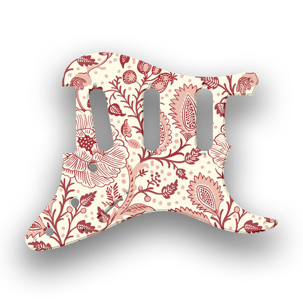 Fender Fender Stratocaster SSS 11 Hole Hendrix Profile Custom Pickguard Scratchplate INDIAN_FLORAL Design