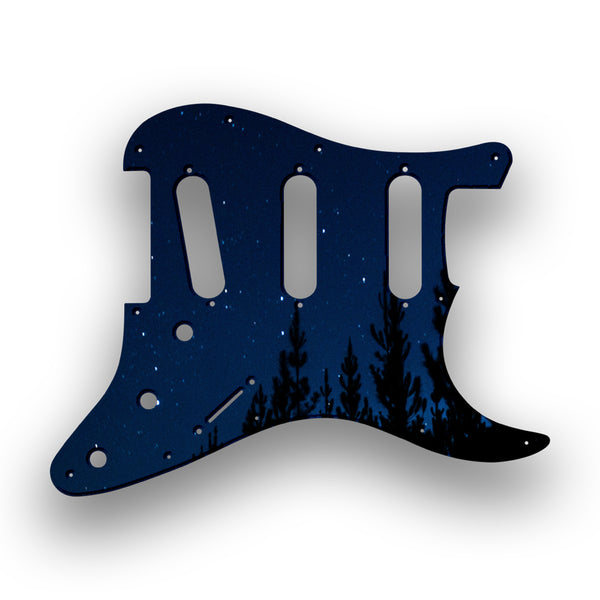 Fender Fender Stratocaster SSS 11 Hole Hendrix Profile Custom Pickguard Scratchplate NIGHT Design