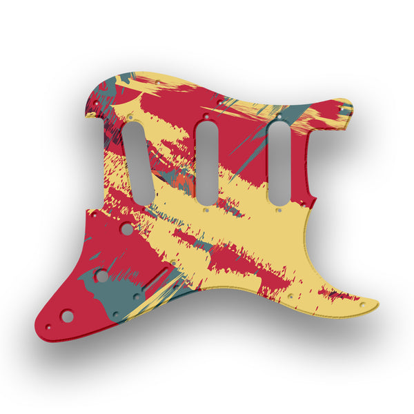 Fender Fender Stratocaster SSS 11 Hole Hendrix Profile Custom Pickguard Scratchplate PAINT Design