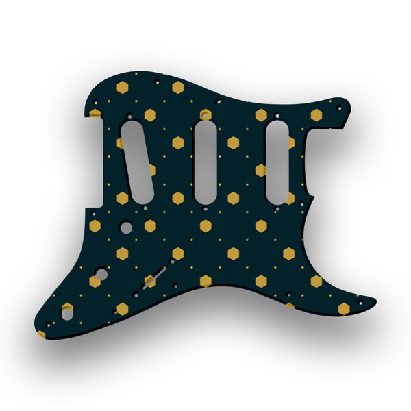 Fender Fender Stratocaster SSS 11 Hole Hendrix Profile Custom Pickguard Scratchplate Pattern Design