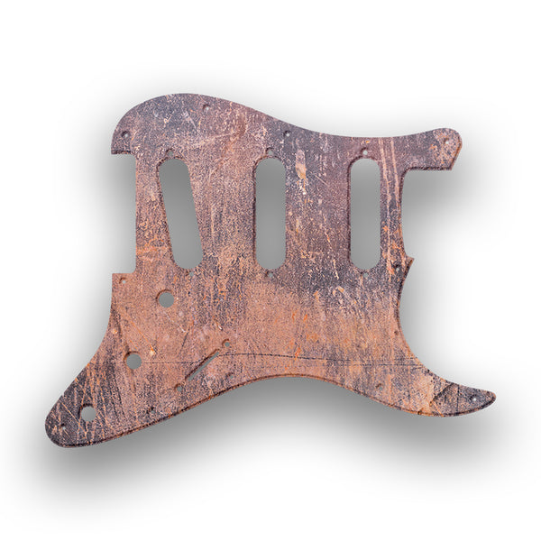 Fender Fender Stratocaster SSS 11 Hole Hendrix Profile Custom Pickguard Scratchplate Rust Design