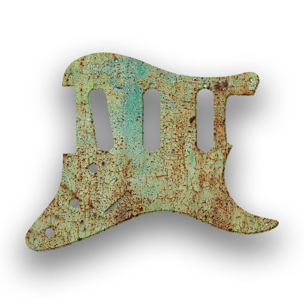 Fender Fender Stratocaster SSS 11 Hole Hendrix Profile Custom Pickguard Scratchplate Rust Design