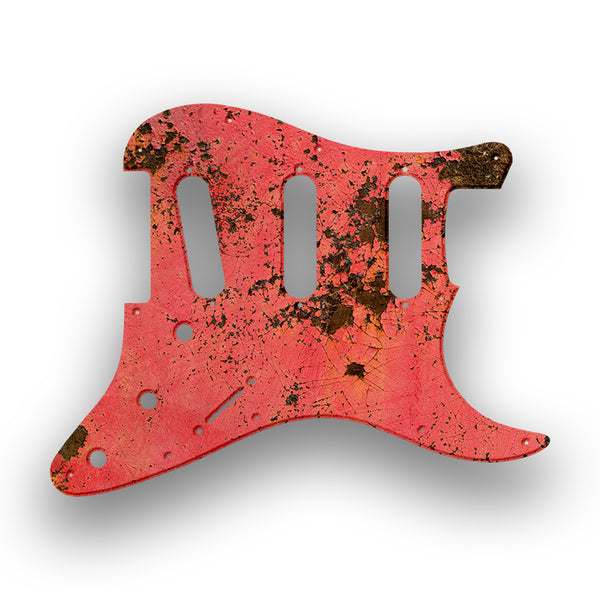 Fender Fender Stratocaster SSS 11 Hole Hendrix Profile Custom Pickguard Scratchplate Rust Design