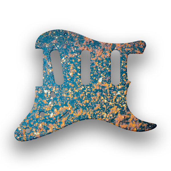 Fender Fender Stratocaster SSS 11 Hole Hendrix Profile Custom Pickguard Scratchplate Rust Design