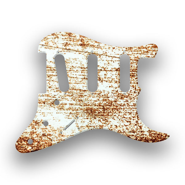 Fender Fender Stratocaster SSS 11 Hole Hendrix Profile Custom Pickguard Scratchplate Rust Design