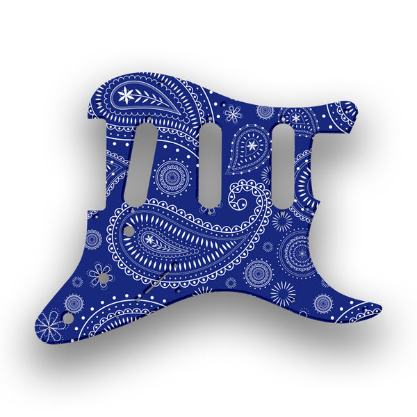 Fender Fender Stratocaster SSS 11 Hole (Standard) Profile Custom Pickguard Scratchplate Paisley Design