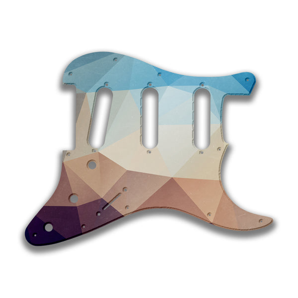 Fender Fender Stratocaster SSS 11 Hole (Standard) Profile Custom Pickguard Scratchplate POLYGON Design