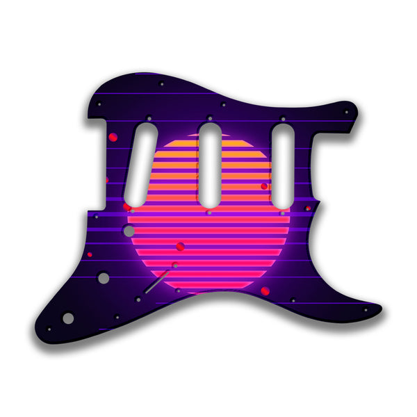 Fender Fender Stratocaster SSS 11 Hole (Standard) Profile Custom Pickguard Scratchplate TRON Design