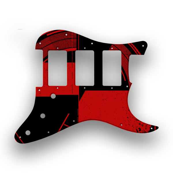 Fender Fender Stratocaster HHH Profile Custom Pickguard Scratchplate ABSTRACT Design