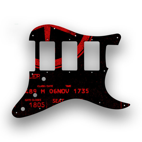 Fender Fender Stratocaster HHH Profile Custom Pickguard Scratchplate ABSTRACT Design