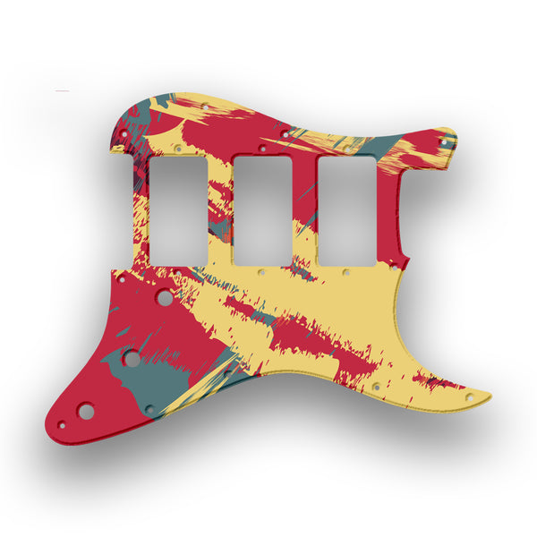 Fender Fender Stratocaster HHH Profile Custom Pickguard Scratchplate PAINT Design