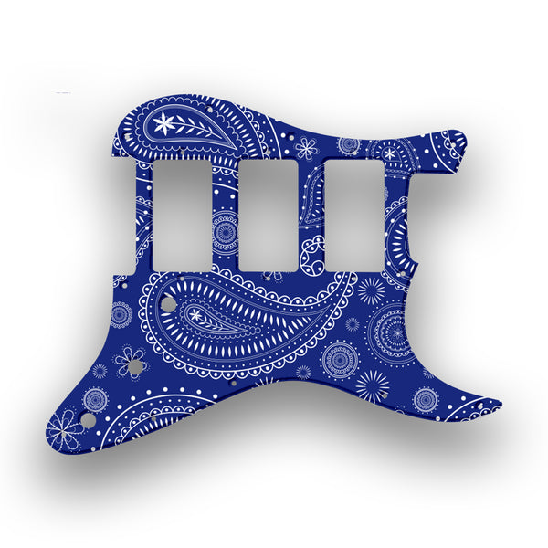 Fender Fender Stratocaster HHH Profile Custom Pickguard Scratchplate Paisley Design