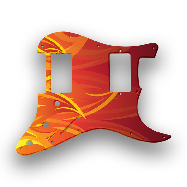 Fender Fender Stratocaster HH Profile Custom Pickguard Scratchplate Fire Design