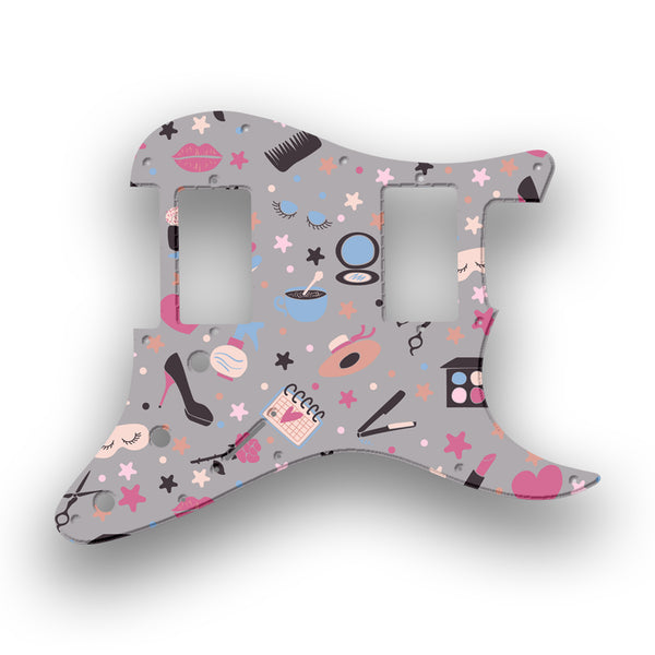 Fender Fender Stratocaster HH Profile Custom Pickguard Scratchplate GIRLY Design