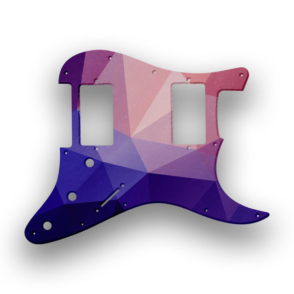 Fender Fender Stratocaster HH Profile Custom Pickguard Scratchplate POLYGON Design