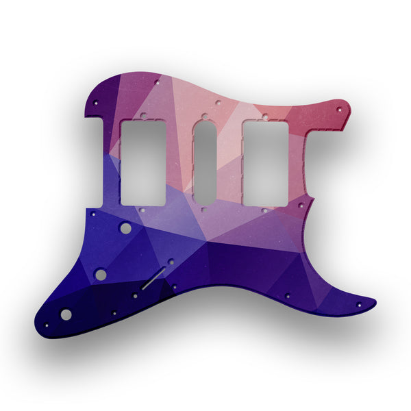 Fender Fender Stratocaster HSH Profile Custom Pickguard Scratchplate POLYGON Design