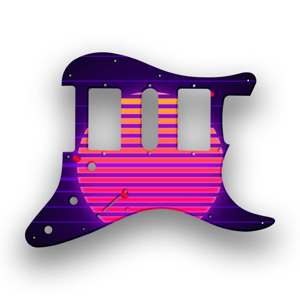 Fender Fender Stratocaster HSH Profile Custom Pickguard Scratchplate TRON Design