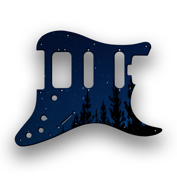 Fender Fender Stratocaster HSS Shawbucker Elite Profile Custom Pickguard Scratchplate NIGHT Design