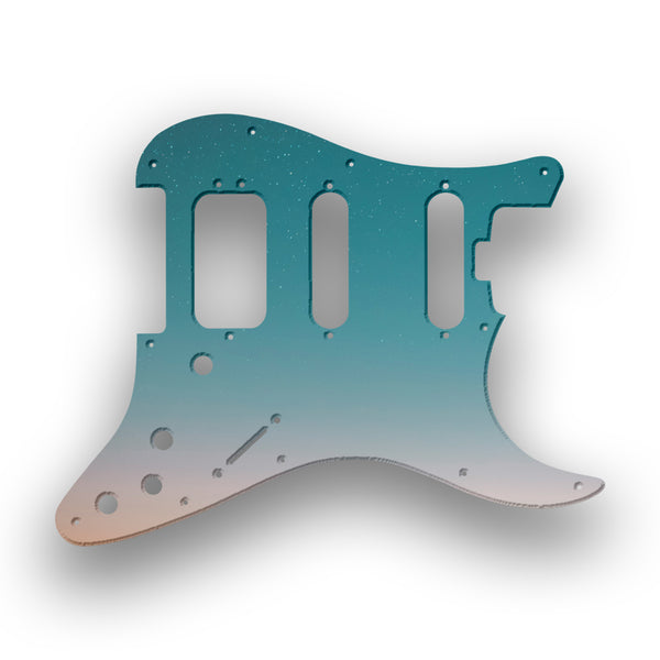 Fender Fender Stratocaster HSS Shawbucker Elite Profile Custom Pickguard Scratchplate NIGHT Design