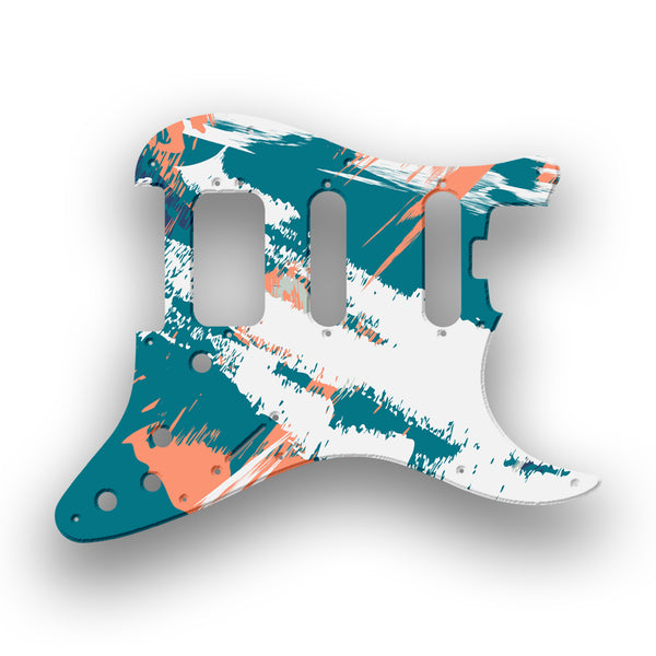 Fender Fender Stratocaster HSS Shawbucker Elite Profile Custom Pickguard Scratchplate PAINT Design