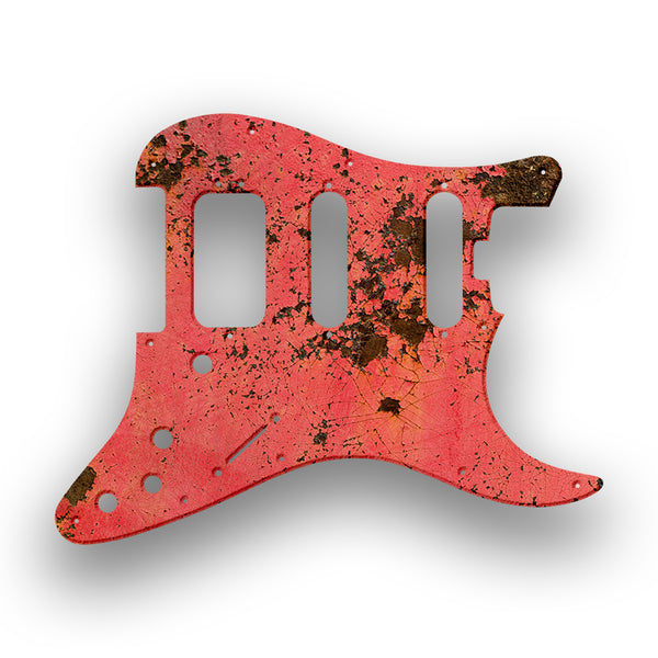 Fender Fender Stratocaster HSS Shawbucker Elite Profile Custom Pickguard Scratchplate Rust Design