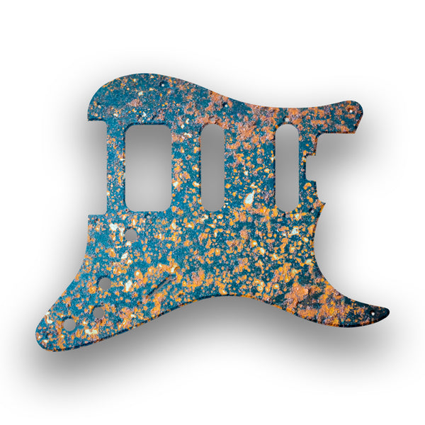 Fender Fender Stratocaster HSS Shawbucker Elite Profile Custom Pickguard Scratchplate Rust Design