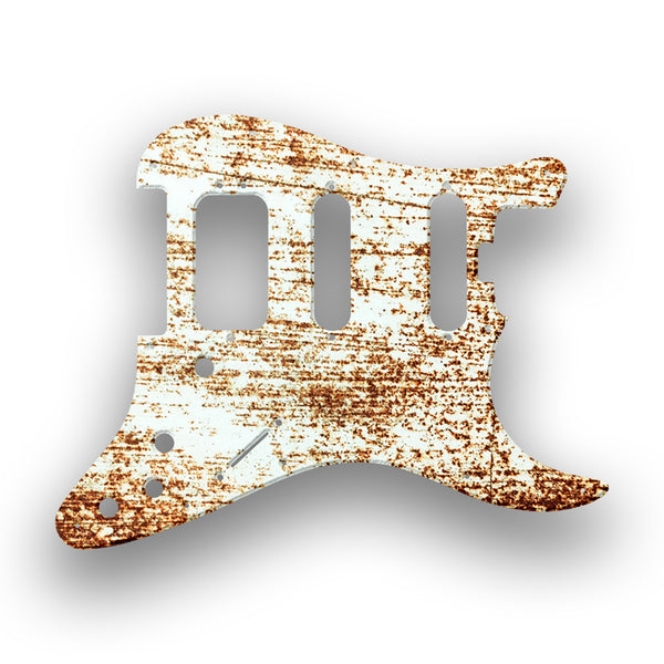 Fender Fender Stratocaster HSS Shawbucker Elite Profile Custom Pickguard Scratchplate Rust Design