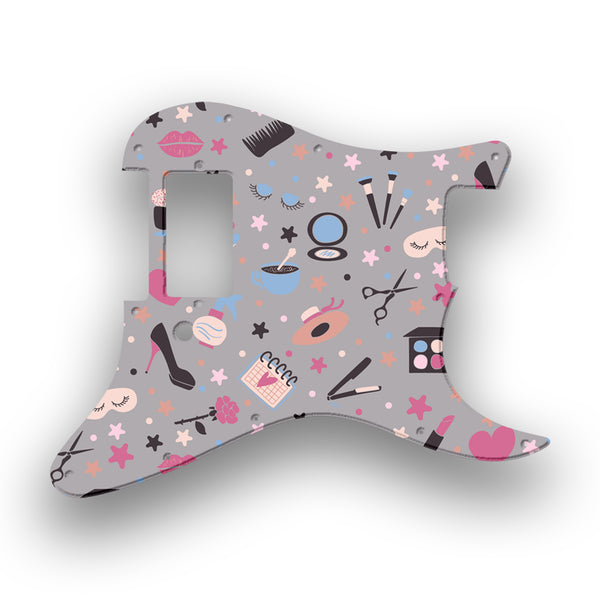 Fender Fender Stratocaster H Profile Custom Pickguard Scratchplate GIRLY Design