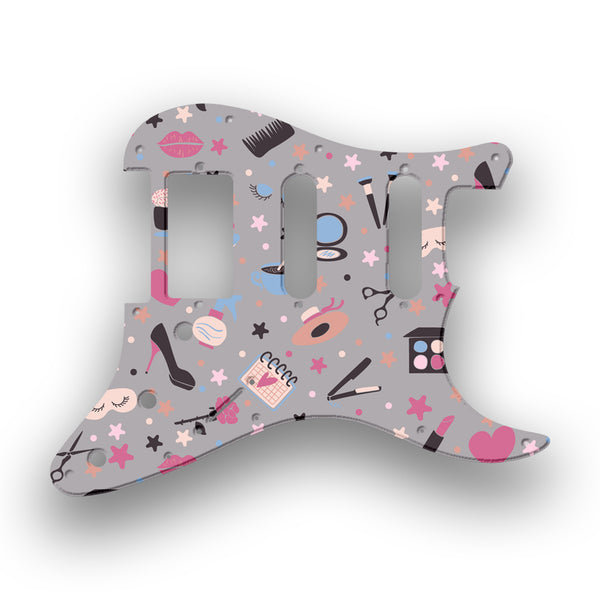 Fender Fender Stratocaster SSH Profile A Custom Pickguard Scratchplate GIRLY Design