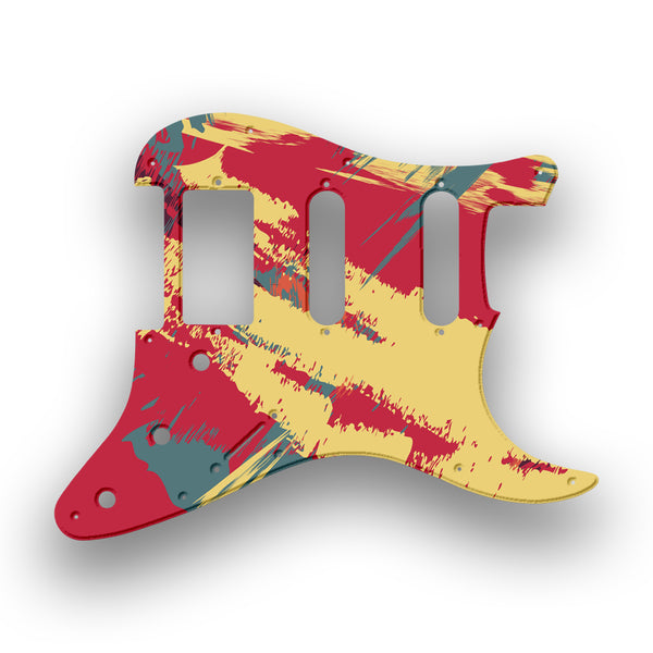 Fender Fender Stratocaster SSH Profile A Custom Pickguard Scratchplate PAINT Design