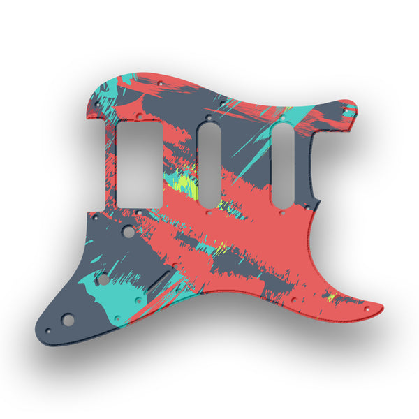 Fender Fender Stratocaster SSH Profile A Custom Pickguard Scratchplate PAINT Design