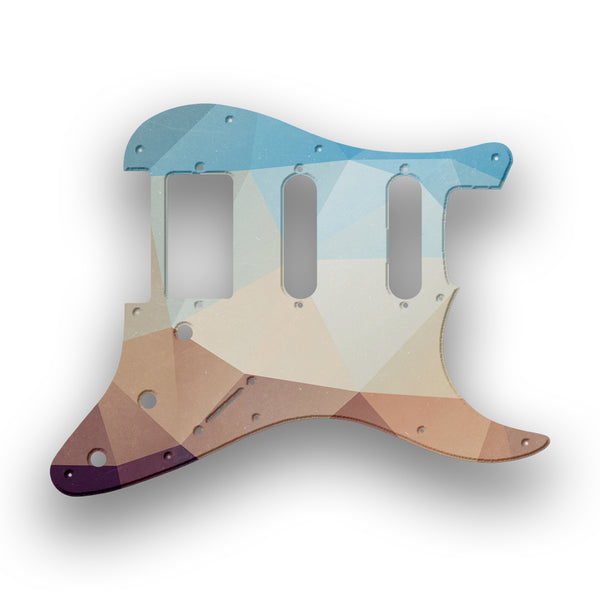 Fender Fender Stratocaster SSH Profile A Custom Pickguard Scratchplate POLYGON Design