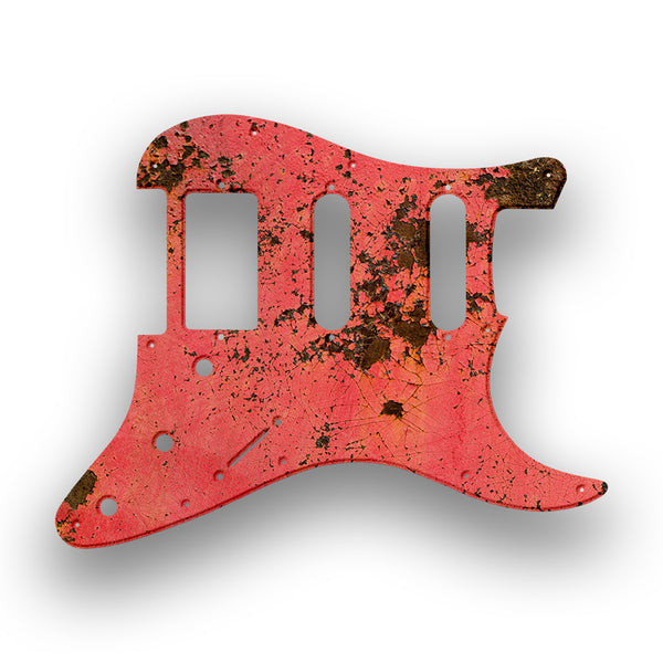 Fender Fender Stratocaster SSH Profile A Custom Pickguard Scratchplate Rust Design