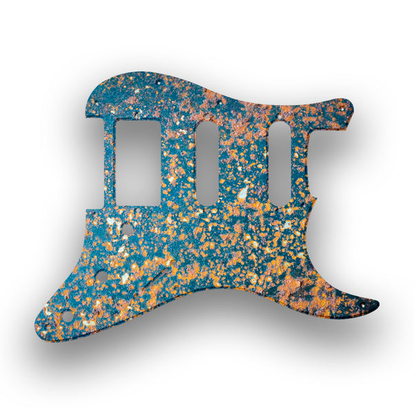 Fender Fender Stratocaster SSH Profile A Custom Pickguard Scratchplate Rust Design