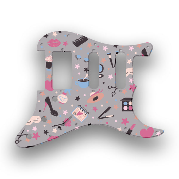 Fender Fender Stratocaster SSH Profile B Custom Pickguard Scratchplate GIRLY Design