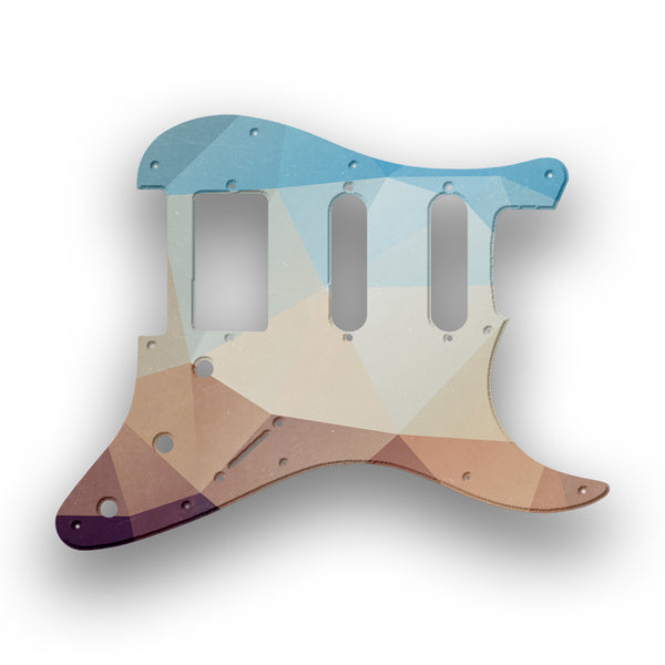 Fender Fender Stratocaster SSH Profile B Custom Pickguard Scratchplate POLYGON Design