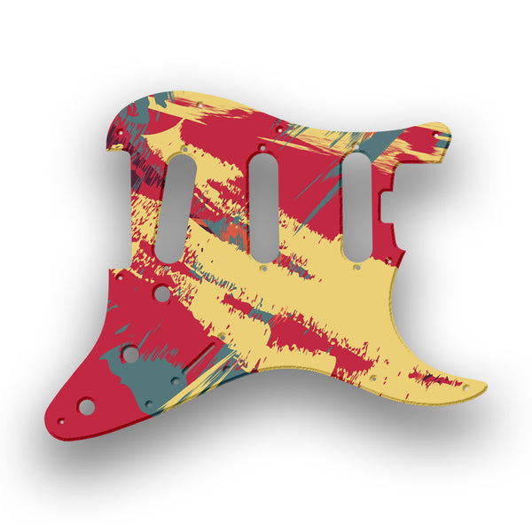 Fender Fender Stratocaster SSS American Elite Profile Custom Pickguard Scratchplate PAINT Design