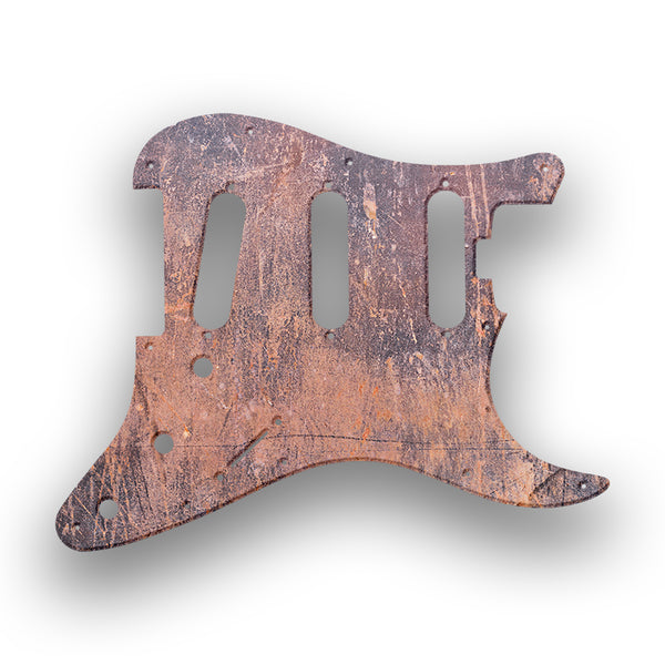 Fender Fender Stratocaster SSS American Elite Profile Custom Pickguard Scratchplate Rust Design