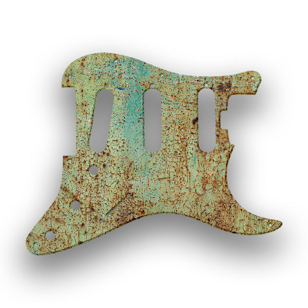 Fender Fender Stratocaster SSS American Elite Profile Custom Pickguard Scratchplate Rust Design